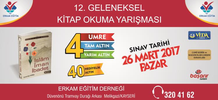 Erkam Eğitim Kitap Okuma Yarışması